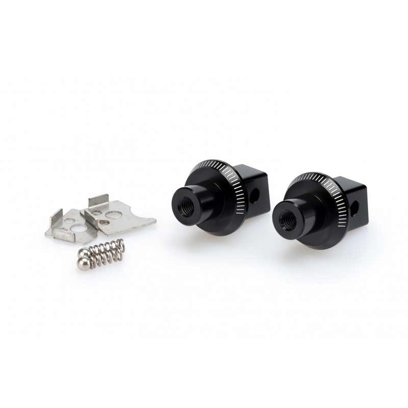 Footpeg adapters PUIG black