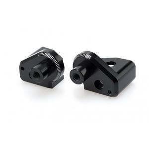Footpeg adapters PUIG 7282N black