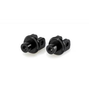 Footpeg adapters PUIG 8876N black