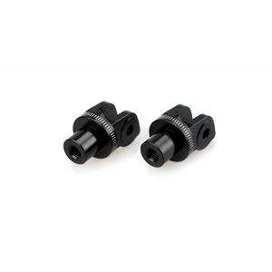 Footpeg adapters PUIG 9235N black