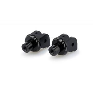 Footpeg adapters PUIG 9480N black
