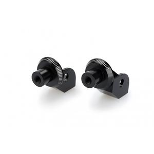 Footpeg adapters PUIG 9950N black