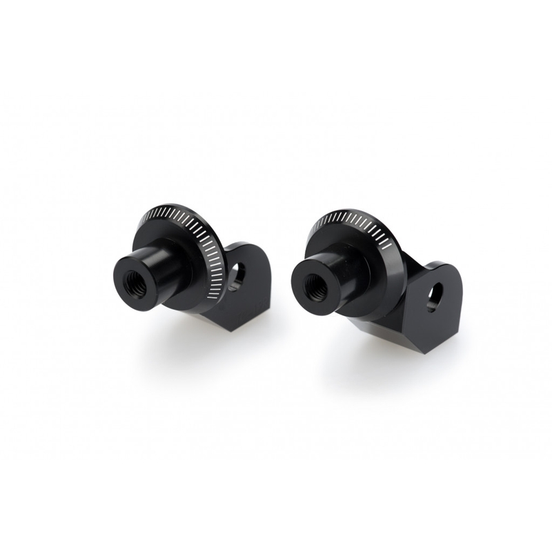 Footpeg adapters PUIG black