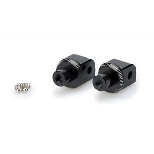 Footpeg adapters PUIG 9520N black