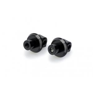 Footpeg adapters PUIG 9657N black