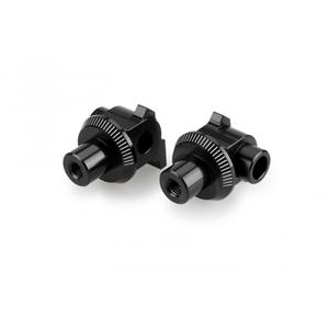 Footpeg adapters PUIG 3815N black