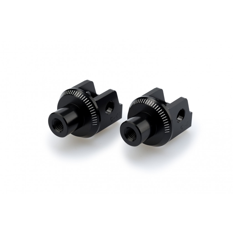 Footpeg adapters PUIG black