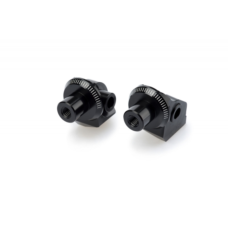 Footpeg adapters PUIG black
