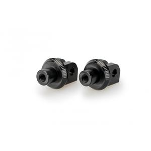 Footpeg adapters PUIG 20673N black