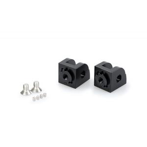 Footpeg adapters PUIG 20234N black