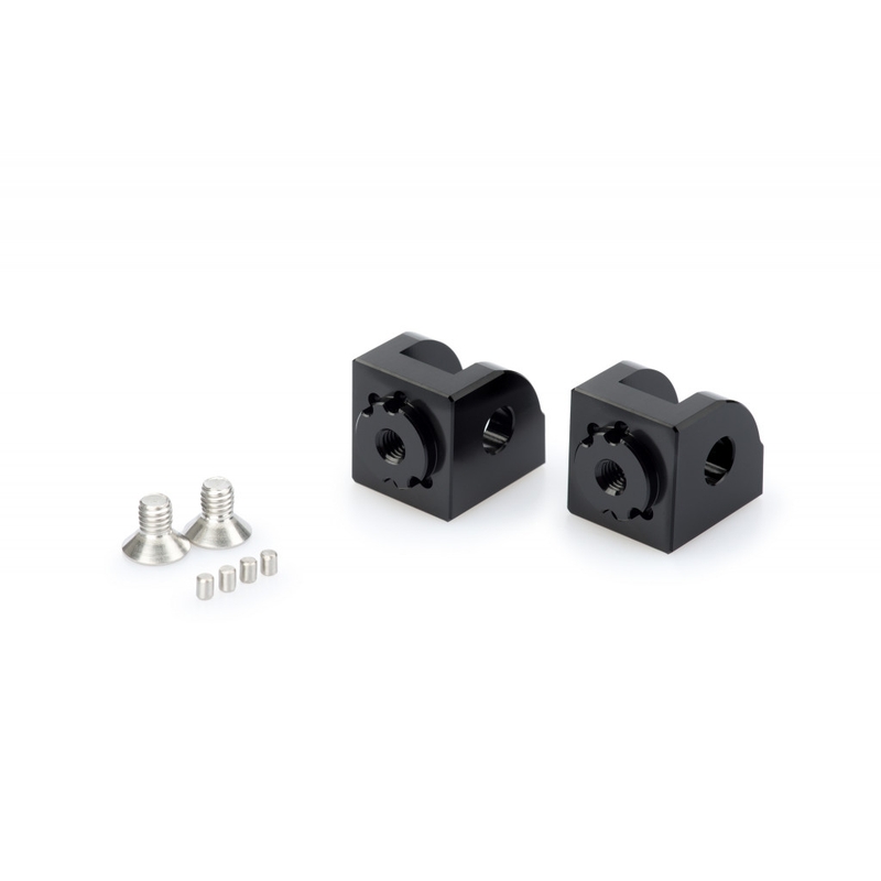 Footpeg adapters PUIG black