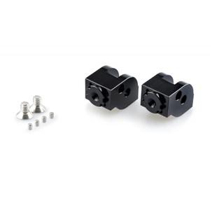 Footpeg adapters PUIG 20242N black