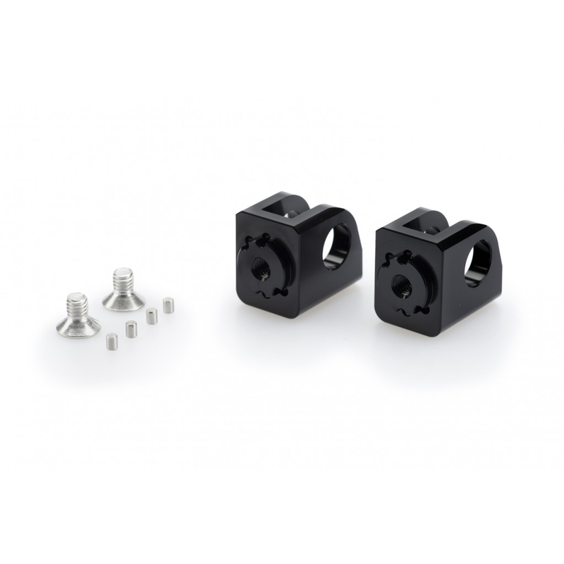 Footpeg adapters PUIG black