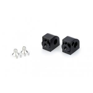 Footpeg adapters PUIG 20251N black