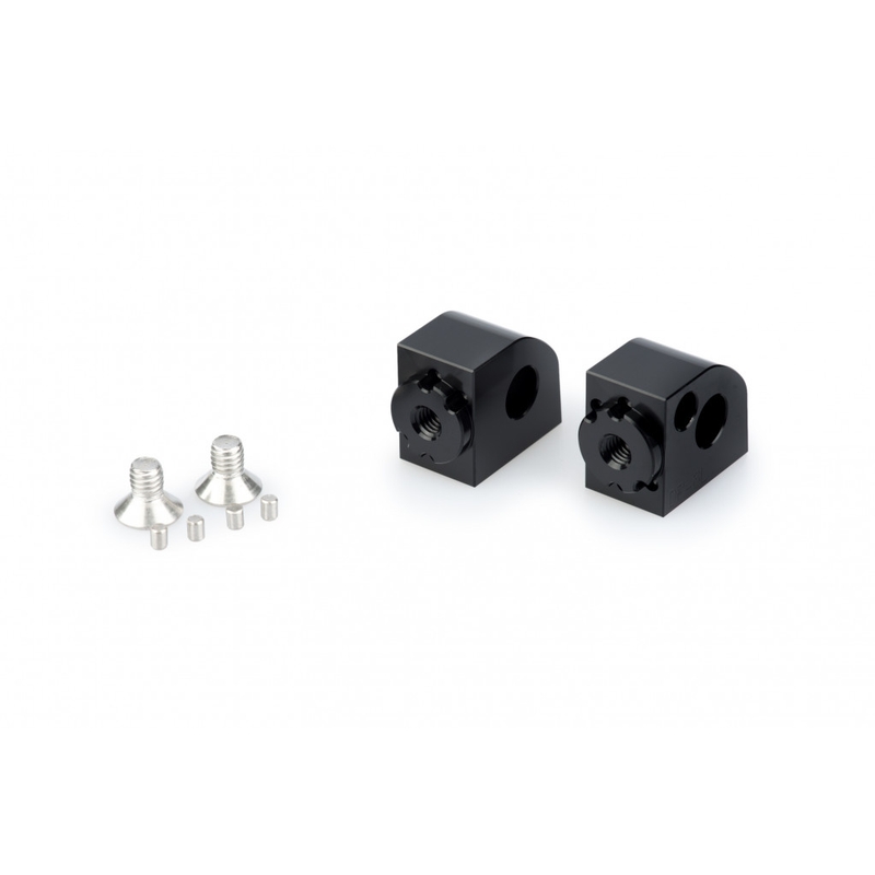 Footpeg adapters PUIG black