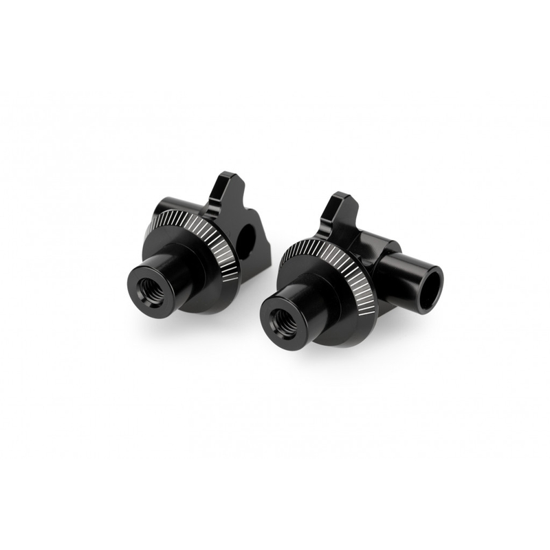 Footpeg adapters PUIG black