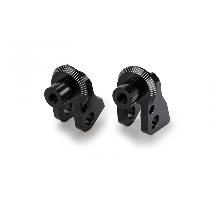 Footpeg adapters PUIG black