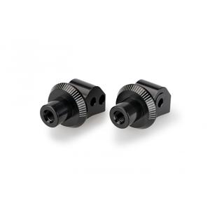 Footpeg adapters PUIG 21232N black