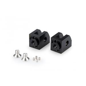 Footpeg adapters PUIG 21415N adjustable black