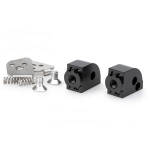 Footpeg adapters PUIG 20264N black