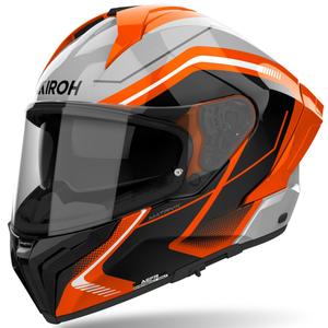 Airoh MATRYX Szeroki kask motocyklowy integralny błyszczący pomarańczowy