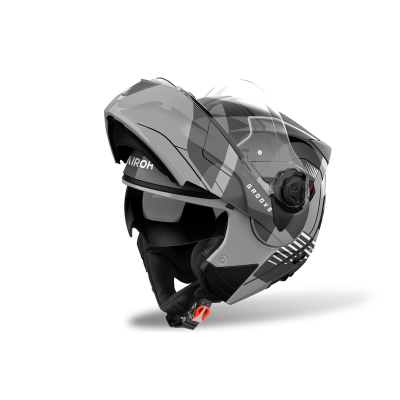 Kask składany Airoh Specktre Groove błyszczący szary