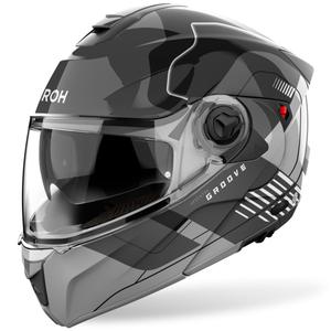Kask składany Airoh Specktre Groove błyszczący szary