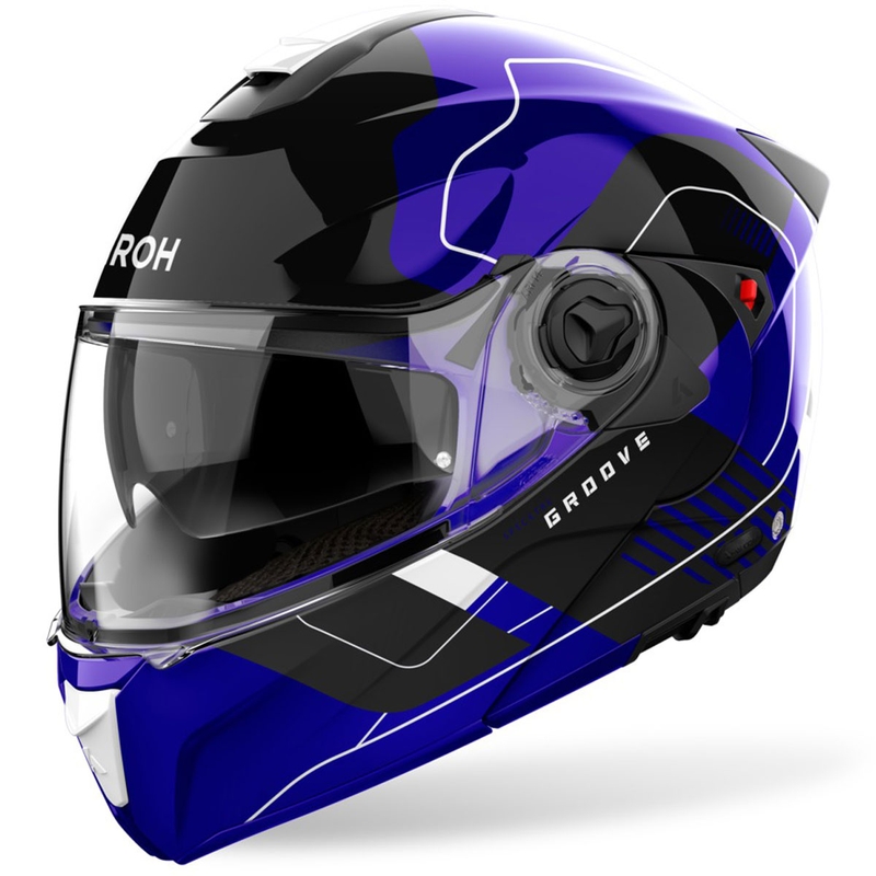 Kask składany Airoh Specktre Groove błyszczący niebieski
