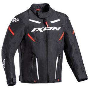 Kurtka motocyklowa dziecięca IXON Striker czarno-biała