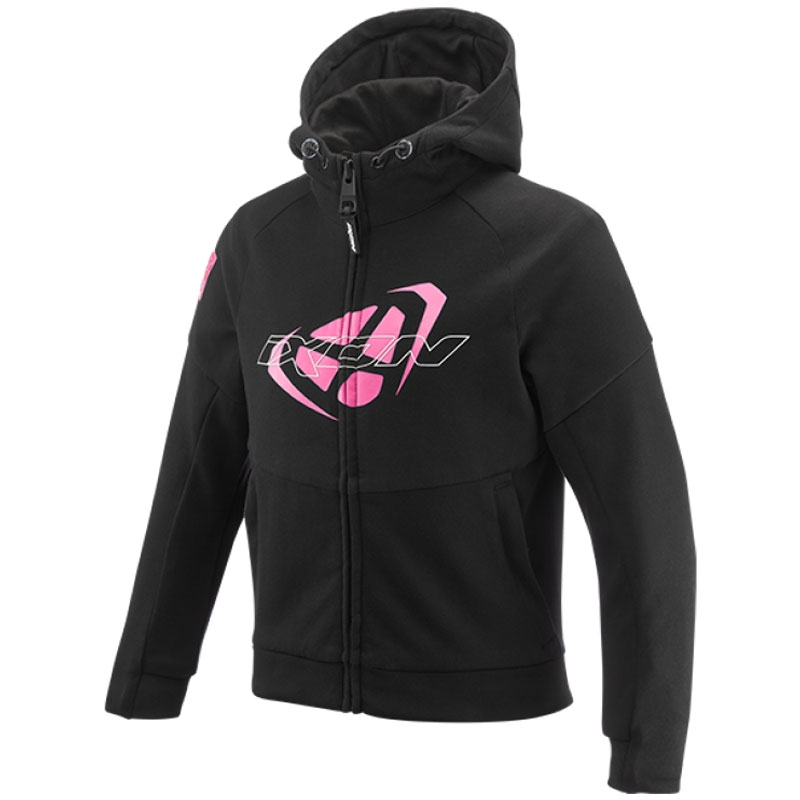 IXON Touchdown dziecięca bluza motocyklowa czarno-różowa