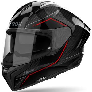 Kask motocyklowy integralny Airoh MATRYX Carbon czarny błyszczący