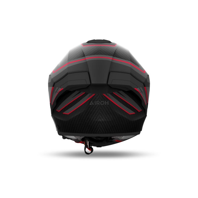 Kask motocyklowy integralny Airoh MATRYX Sentinel matowoczerwony