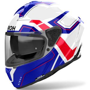 Kask motocyklowy integralny Airoh SPARK 2 Dart błyszczący niebiesko-czerwony