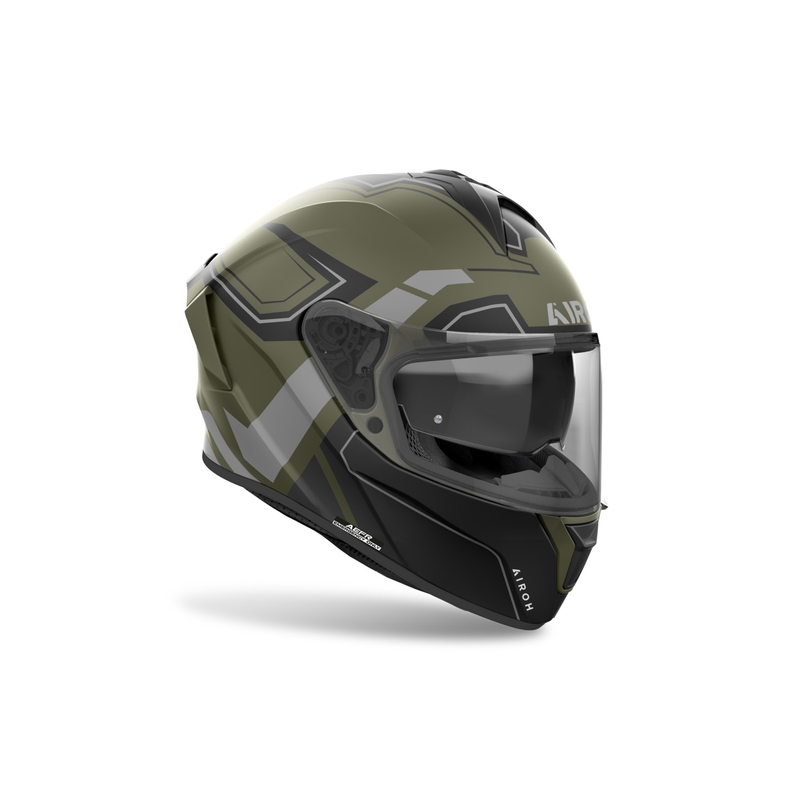 Kask motocyklowy integralny Airoh SPARK 2 Dart matowy khaki zielony