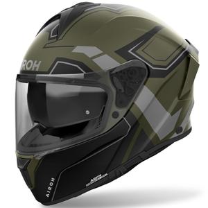 Kask motocyklowy integralny Airoh SPARK 2 Dart matowy khaki zielony