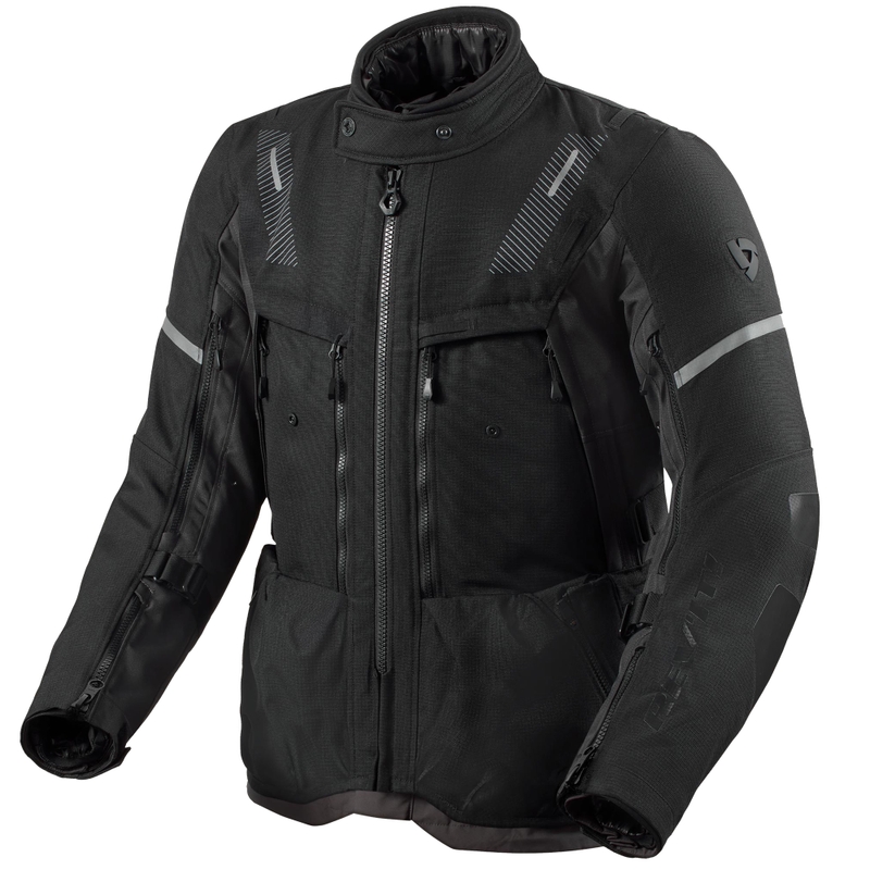Kurtka motocyklowa Revit Sand 5 H2O czarno-antracytowa