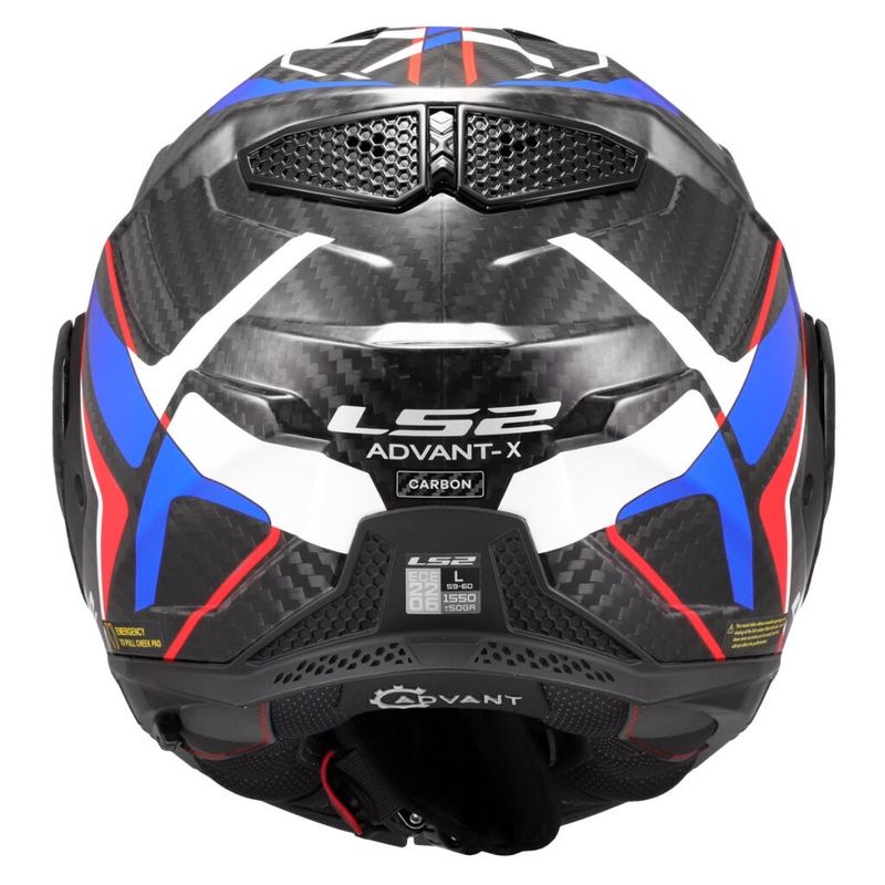 Kask motocyklowy LS2 FF901 Advant XC Future II biało-niebieski