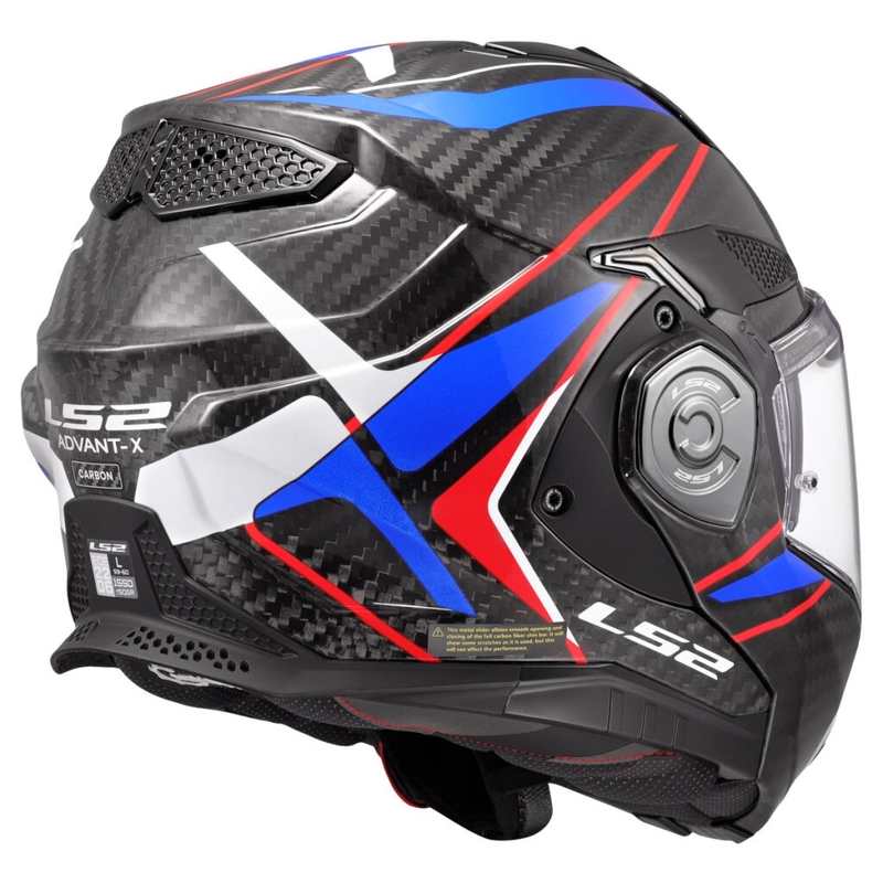 Kask motocyklowy LS2 FF901 Advant XC Future II biało-niebieski