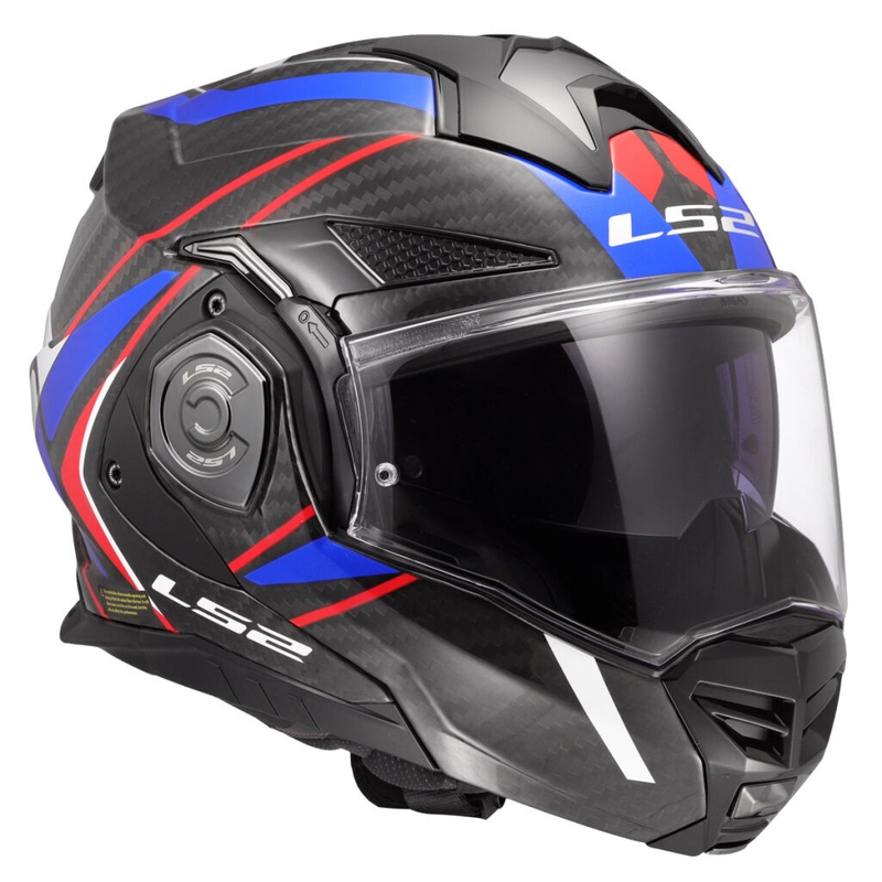 Kask motocyklowy LS2 FF901 Advant XC Future II biało-niebieski