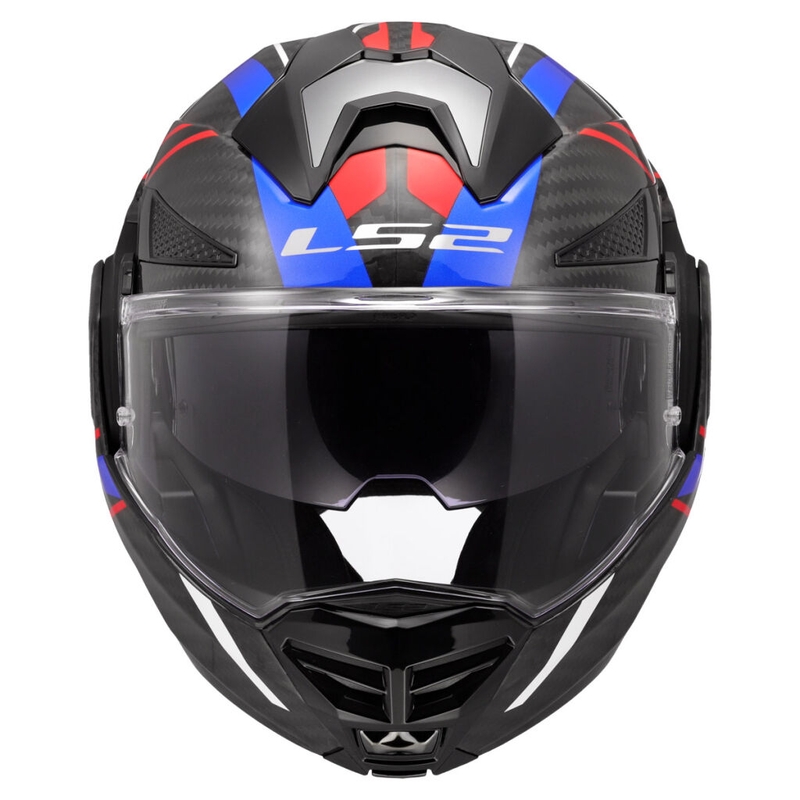 Kask motocyklowy LS2 FF901 Advant XC Future II biało-niebieski
