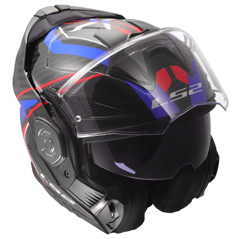 Kask motocyklowy LS2 FF901 Advant XC Future II biało-niebieski