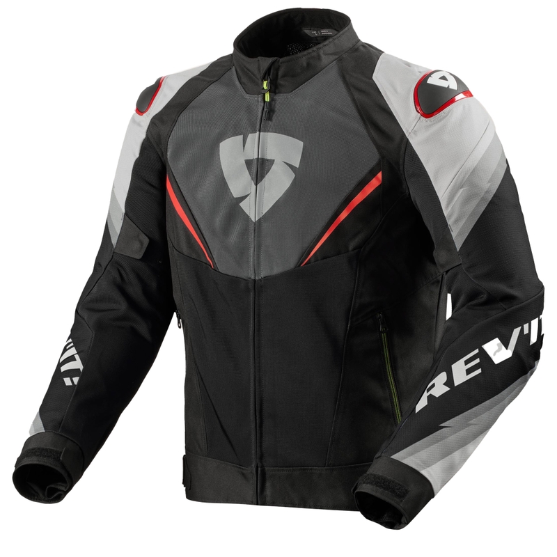 Kurtka motocyklowa Revit Quantum 3 Air szaro-czerwona