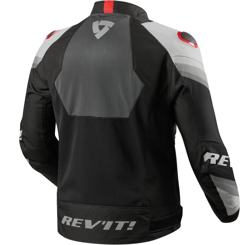 Kurtka motocyklowa Revit Quantum 3 Air szaro-czerwona