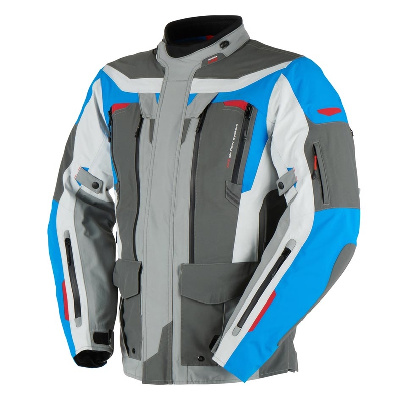 Kurtka motocyklowa Furygan Voyager niebiesko-szaro-antracytowa wyprzedaż