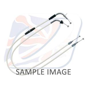 Throttle cables (pair) Venhill H02-4-122-WT featherlight white