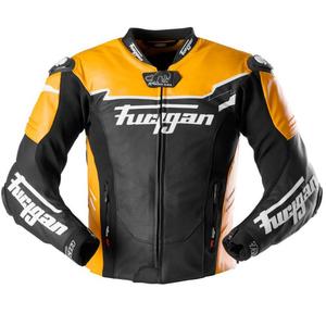 Kurtka motocyklowa skórzana Furygan Signature 55 czarno-żółta