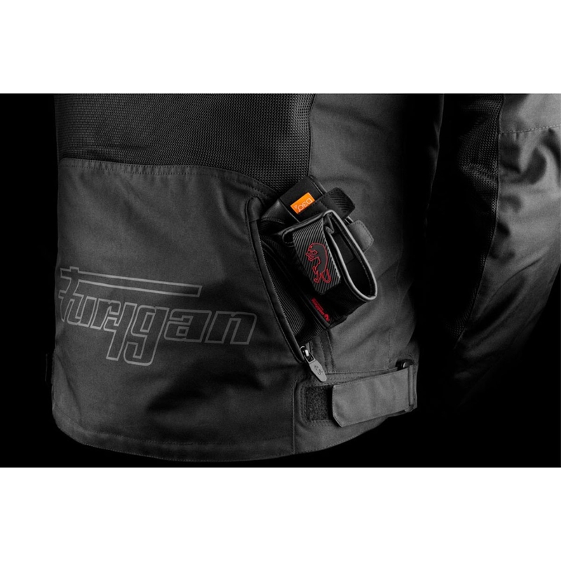 Kurtka motocyklowa Furygan Aquilon czarno-szara