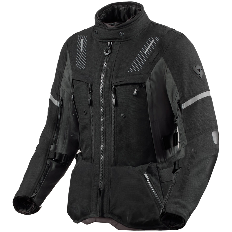 Kurtka motocyklowa damska Revit Sand 5 H2O czarno-antracytowa