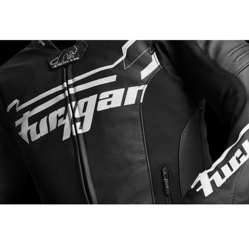 Kurtka motocyklowa skórzana Furygan Sirius czarno-biała