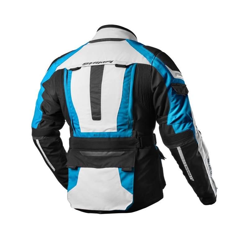 Kurtka motocyklowa Shima Horizon niebiesko-szaro-czarna wyprzedaż